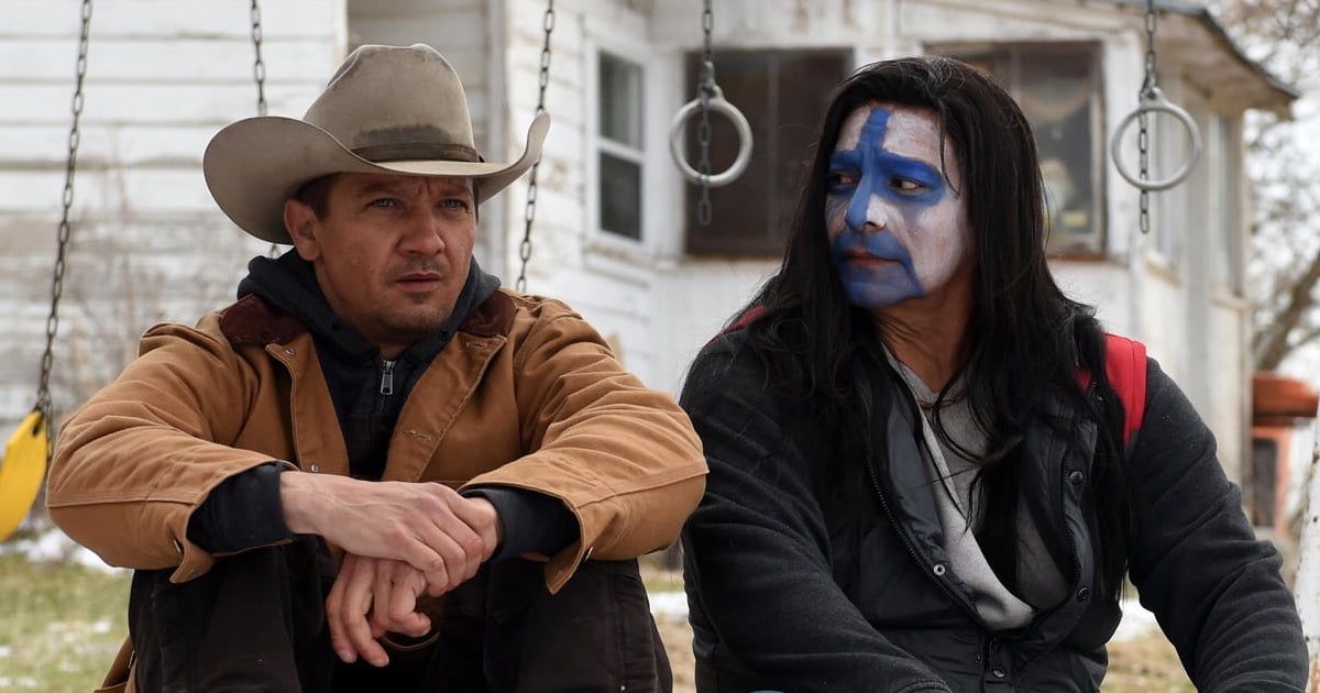 Jeremy Renner and Gil Birmingham in Wind River