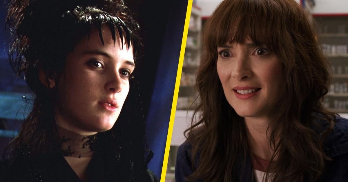 Winona Ryder in Beetlejuice and Stranger Things
