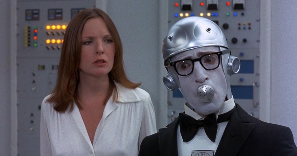 Woody Allen as a robot in Sleeper