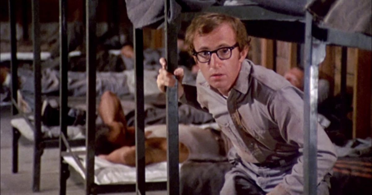 Woody Allen in prison in Take the Money and Run