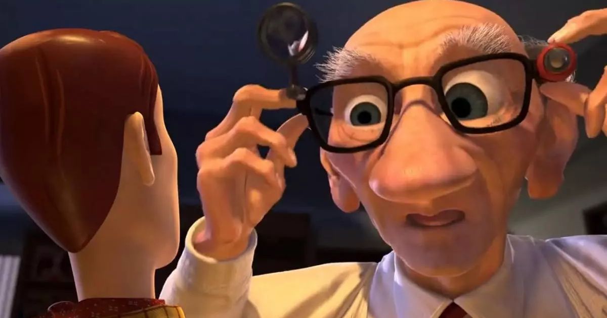 Woody repaired in Toy Story 2 with ASMR