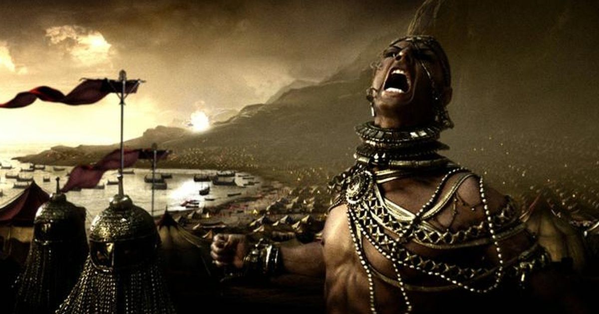 Xerxes in Zack Snyder's 300