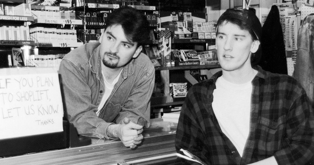 Brian O'Halloran and Jeff Anderson in Clerks