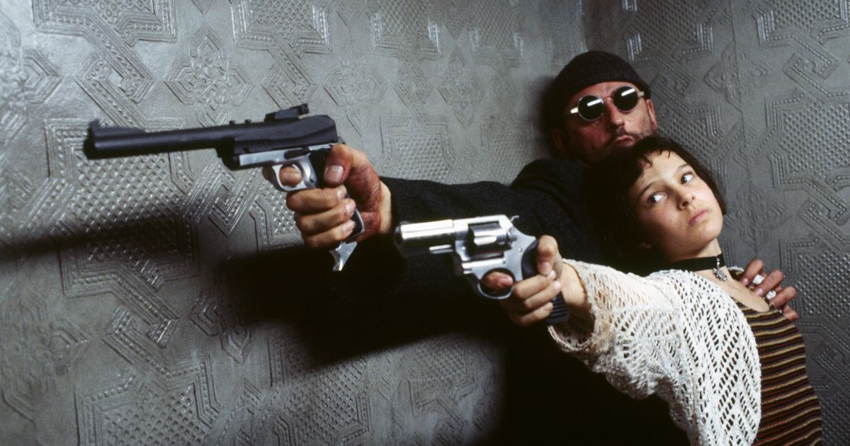 Jean Reno e Natalie Portman em Léon: O Profissional