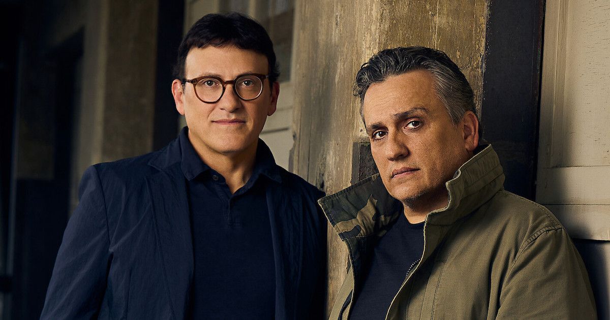 The Russo Brothers pose for a Netflix picture promoting The Gray Man