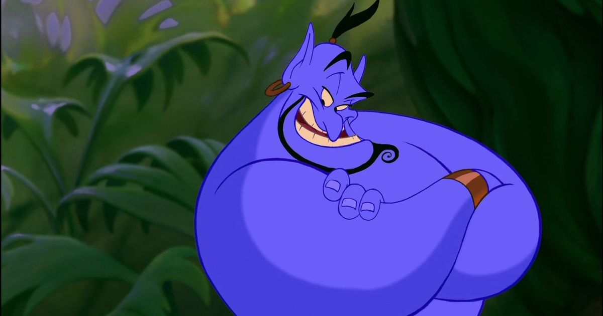 How To Draw Genie Easy From Aladdin, 6 Steps - Toons Mag