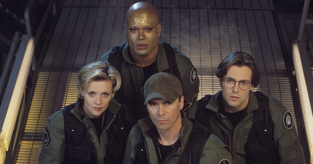 Richard Dean Anderson, Michael Shanks, Amanda Tapping, and Christopher Judge
