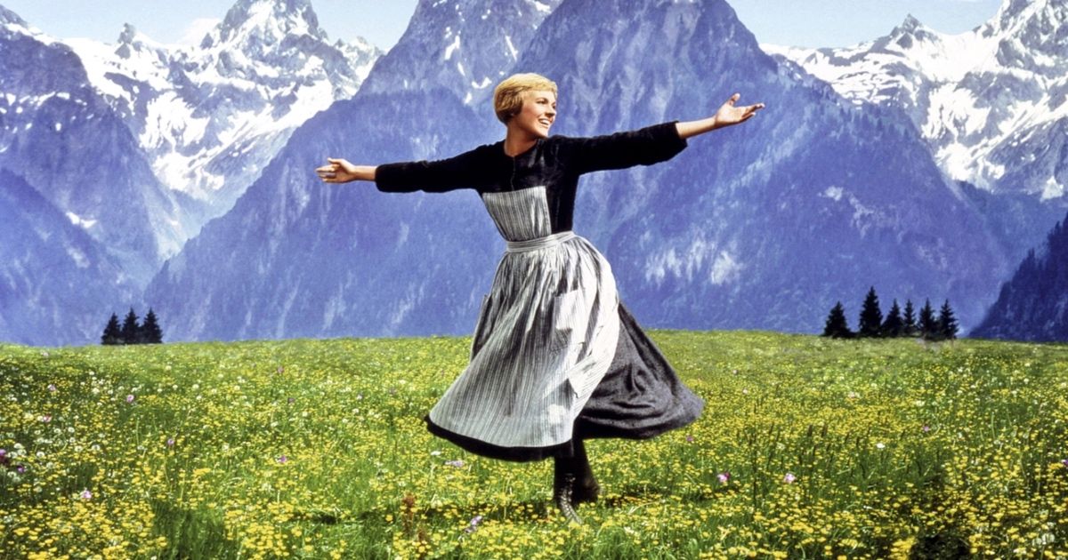 Julie Andrews in The Sound of Music.