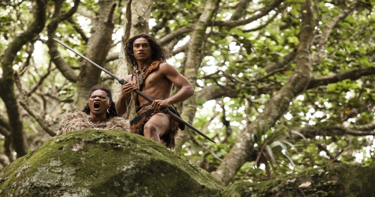 James Rolleston and Lawrence Makoare in The Dead Lands.