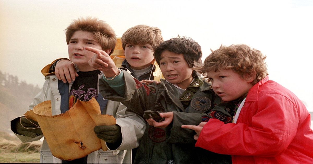 A scene from The Goonies 