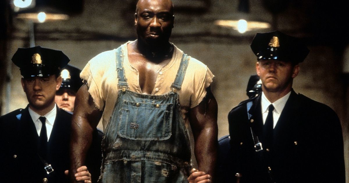 John Coffey being taken to his execution.