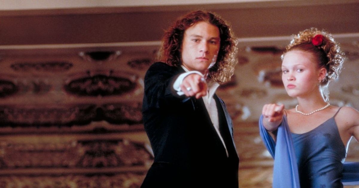 Heath Ledger and Julia Stiles in 10 Things I Hate About You