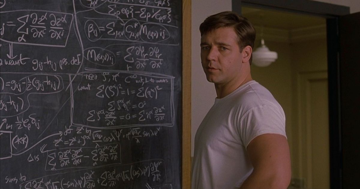 Russell Crowe in A Beautiful Mind