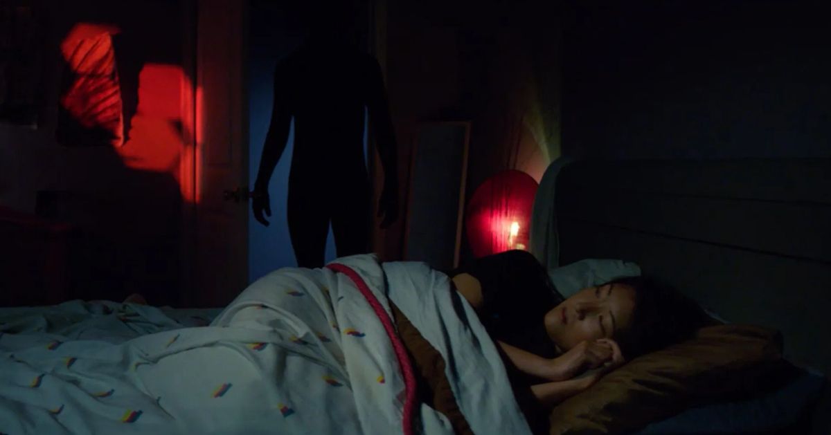 A Shadow Figure in the sleep paralysis documentary horror movie The Nightmare