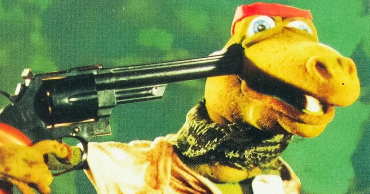 A puppet dies by suicide in Peter Jackson movie Meet the Feebles