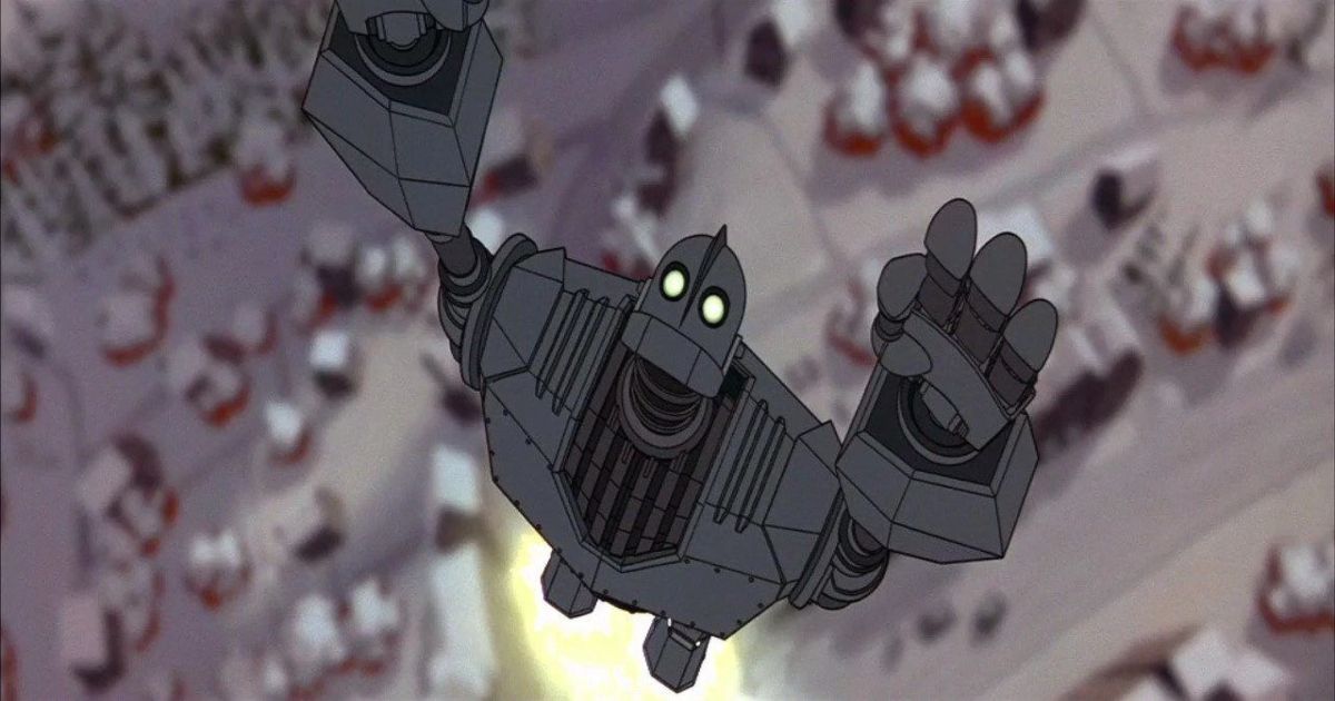 A scene from The Iron Giant 