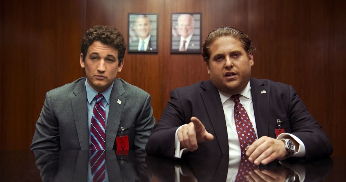 Miles Teller and Johan Hill in War Dogs