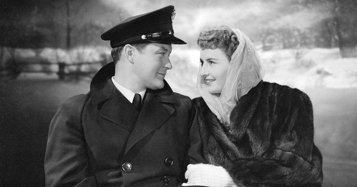 Dennis Morgan and Barbara Stanwyck Christmas in Connecticut