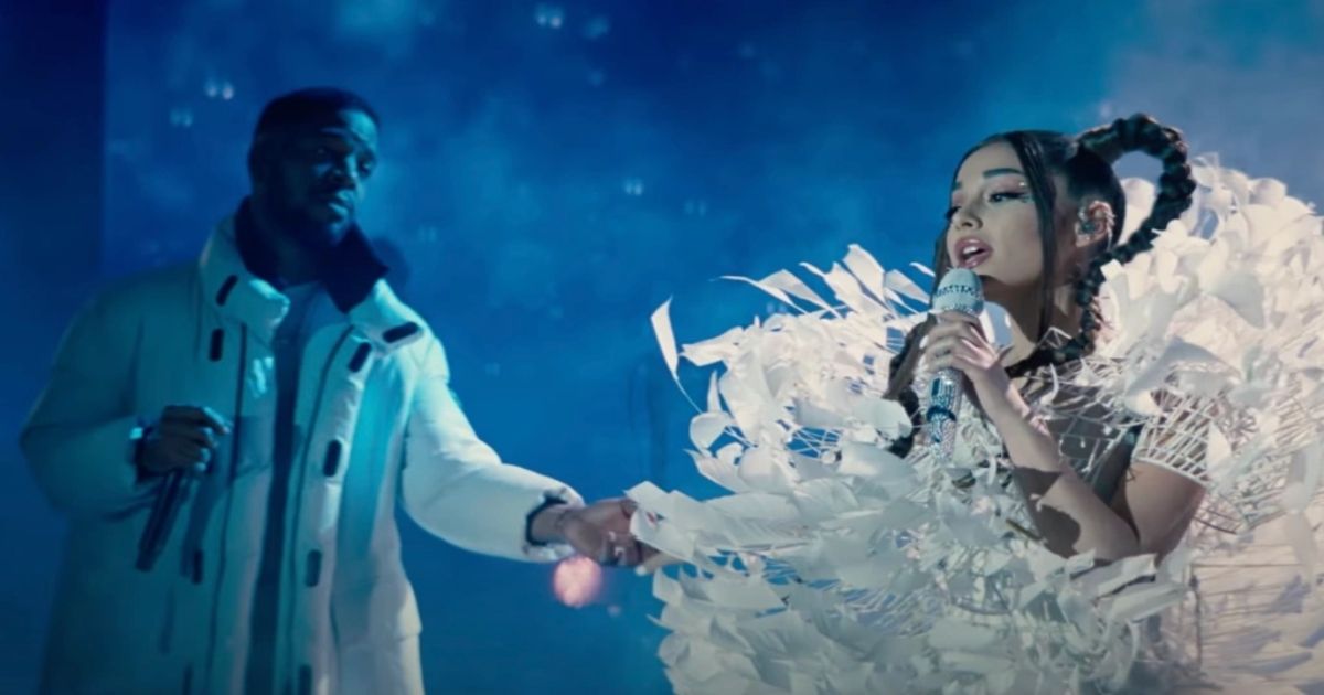 Ariana Grande and Kid Cudi in Don't Look Up