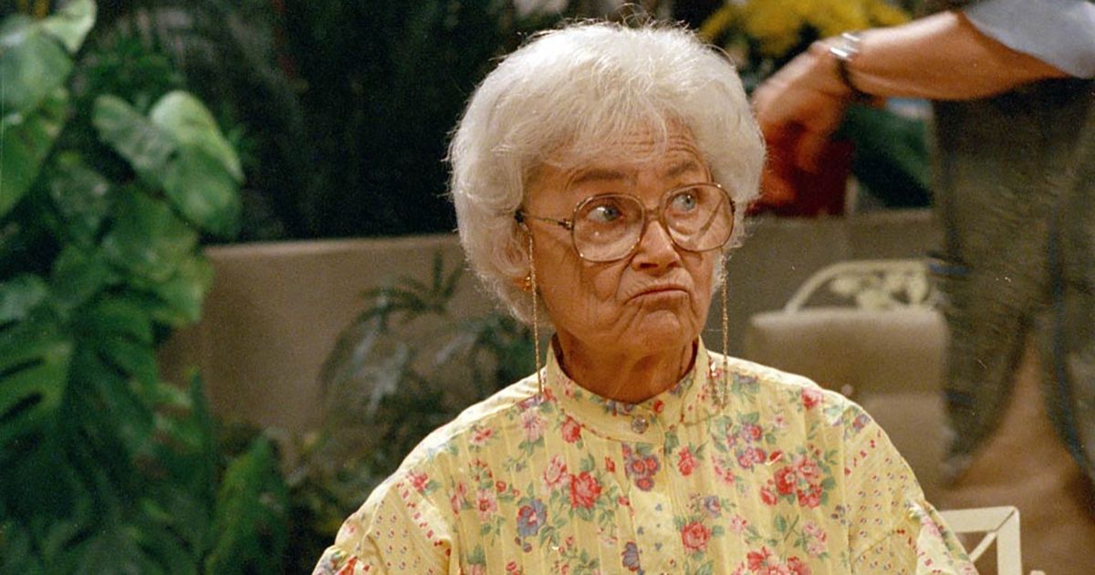 Estelle Getty as Sophia on The Golden Girls