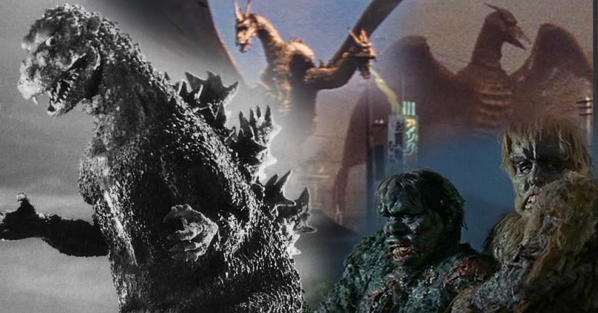 Godzilla, Ghidorah, Rodan, and the Gargantuans