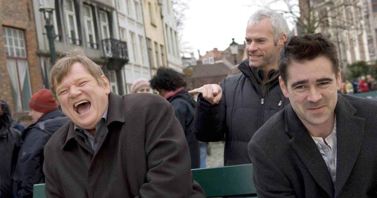 In Bruges - Brendan Gleeson, Colin Farrell, and Martin McDonagh