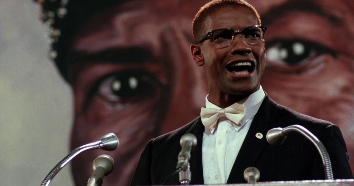 Denzel Washington comme Malcolm X