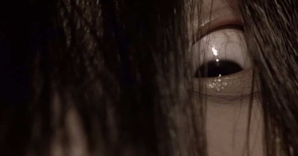 Sadako's chilling eye from Ringu