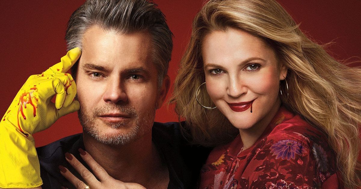 Timothy Olyphant and Drew Barrymore in Santa Clarita Diet promo
