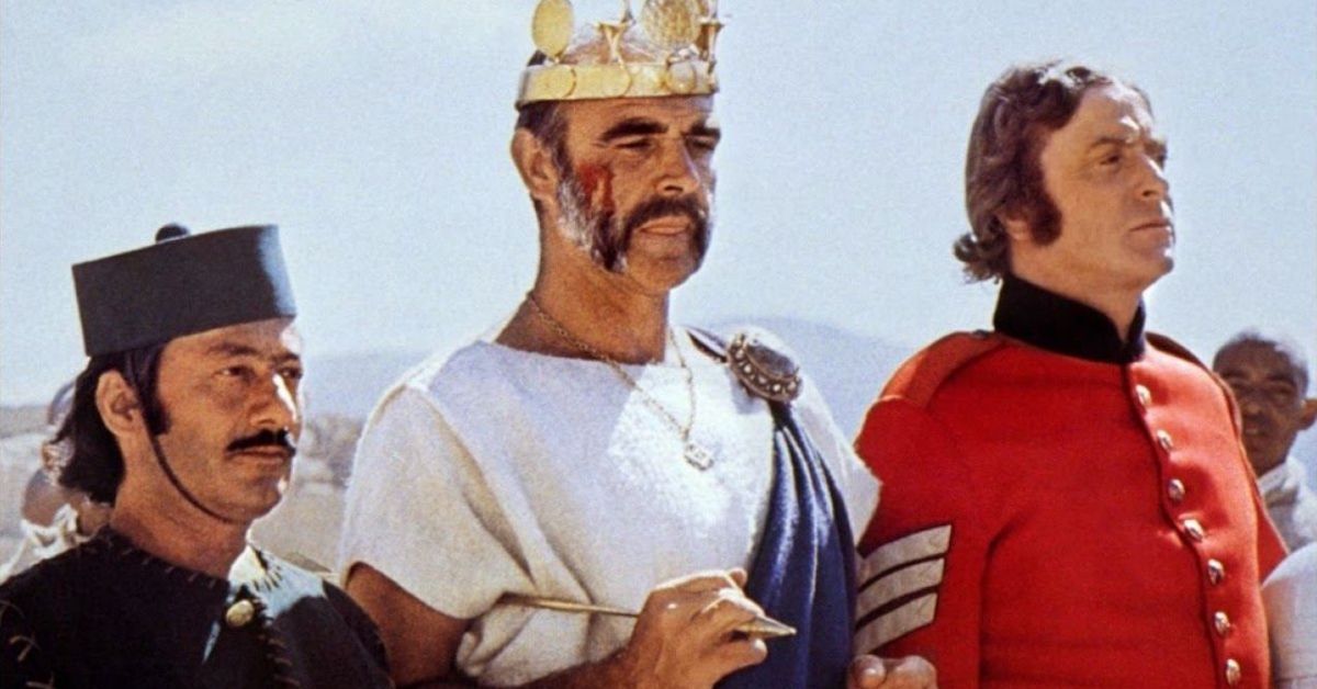 Sean Connery and Michael Caine in the Man who would be king