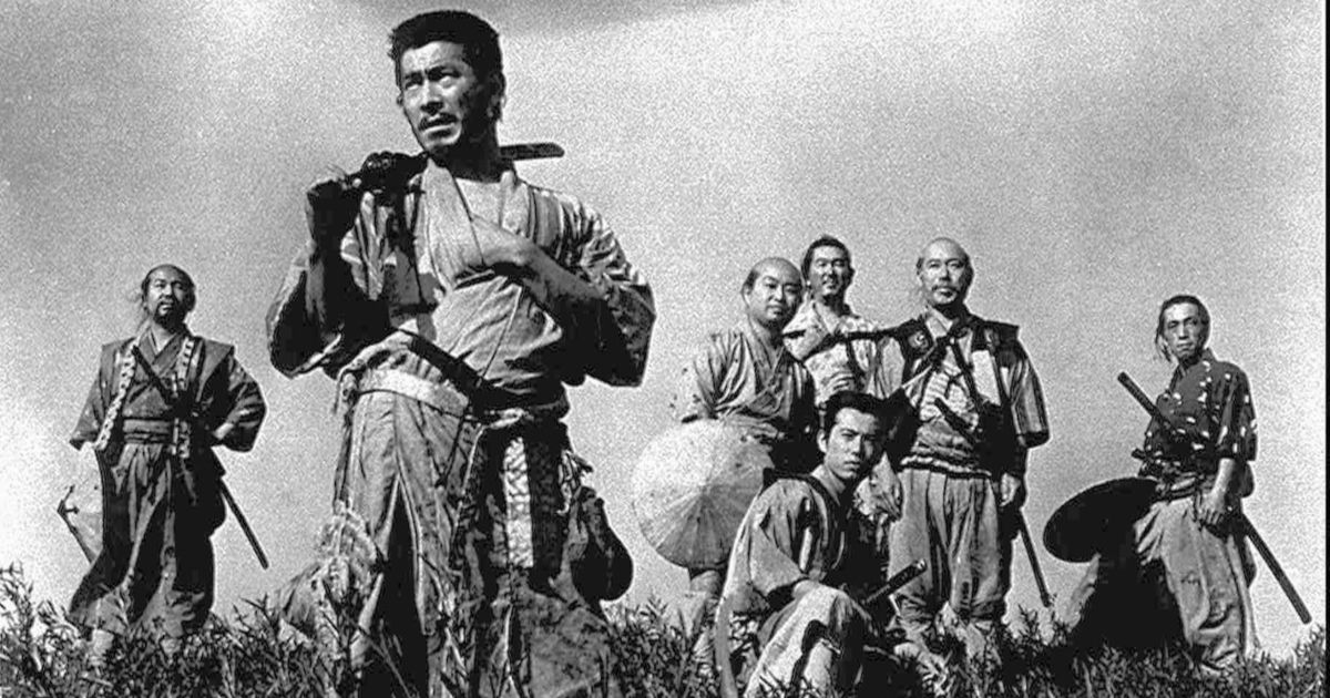 A scene from Seven Samurai