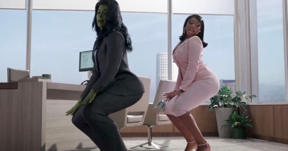 She-Hulk and Megan Thee Stallion Dancing