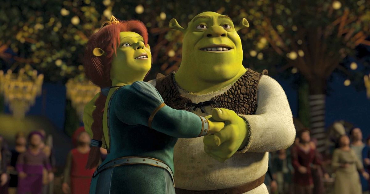 Fiona e Shrek em Shrek 2