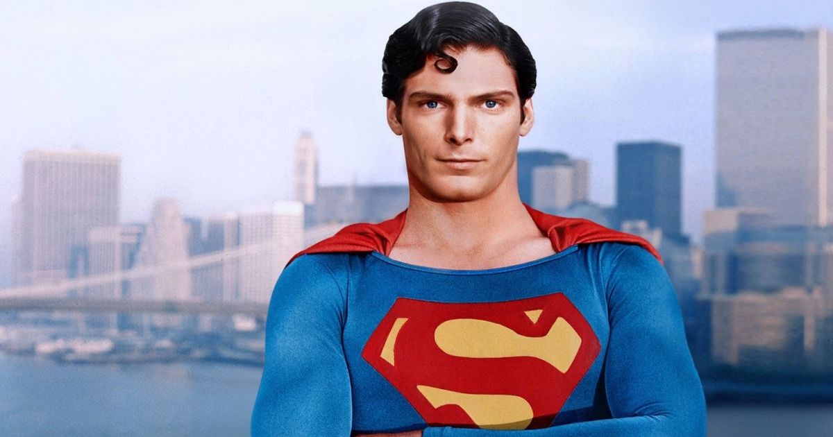 Promo image of Christopher Reeve as Superman in 1978
