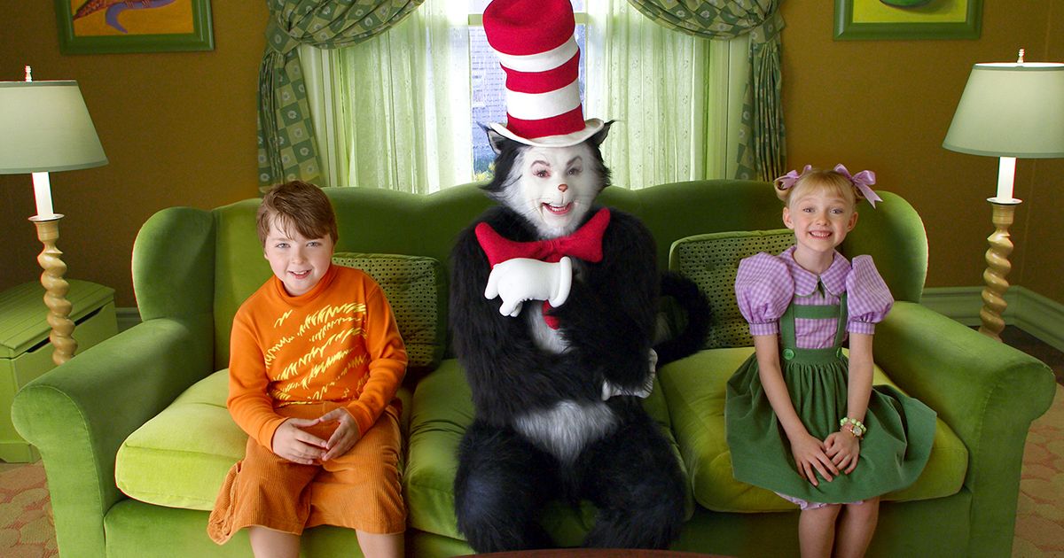 Mike Myers como o gato do chapéu