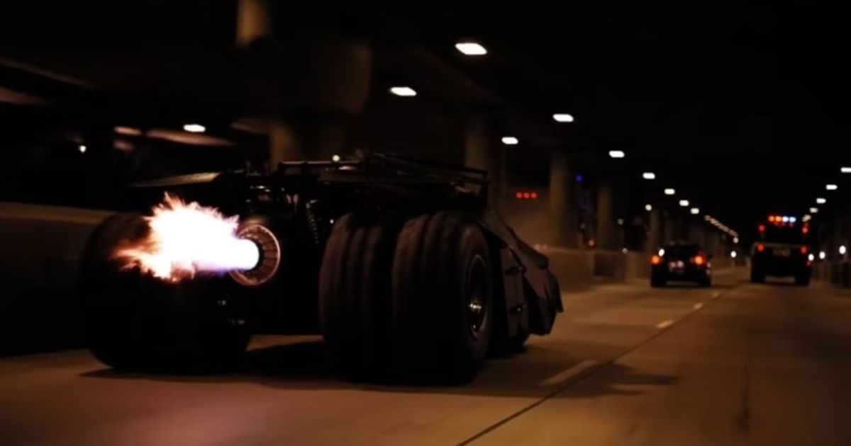 The Dark Knight Batmobile Car Chase