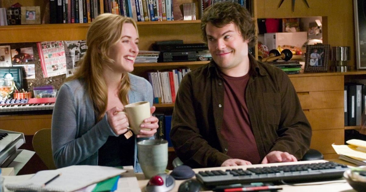 Kate Winslet and Jack Black in The Holiday