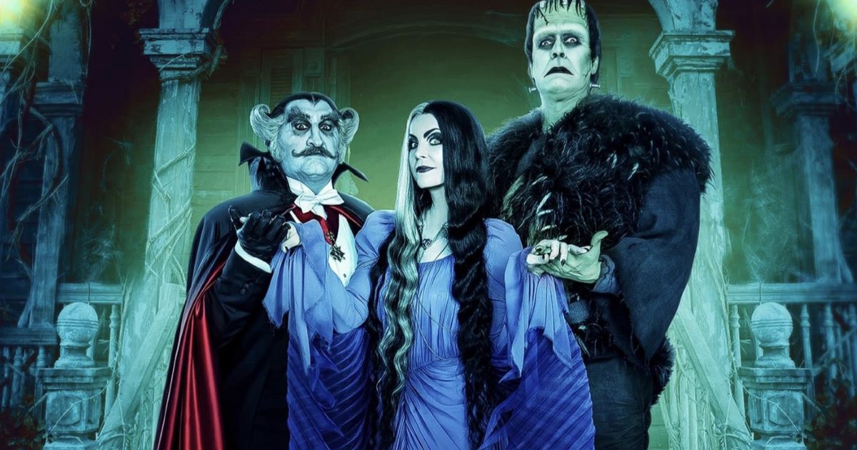 The Munsters Review - Herman, Lily and Grandpa at Mockingbird Lane