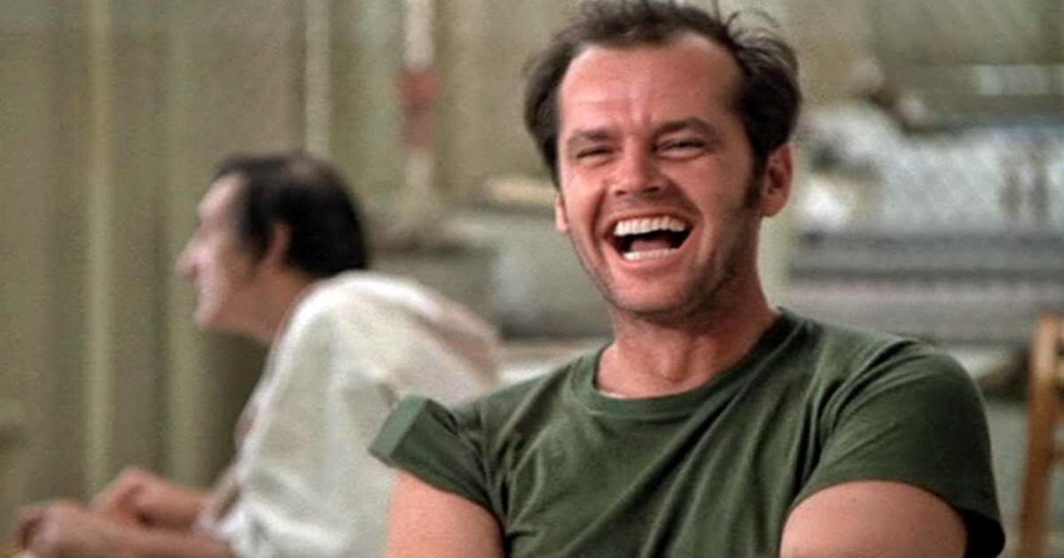 Jack Nicholson in The One Who Flew Over the Cuckoos Nest