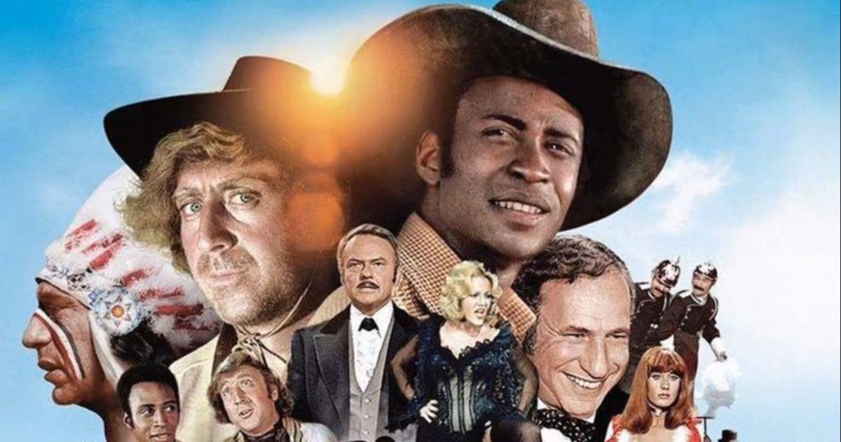 The cast of Mel Brooks' movie Blazing Saddles, one of the funniest and best comedy movies ever made