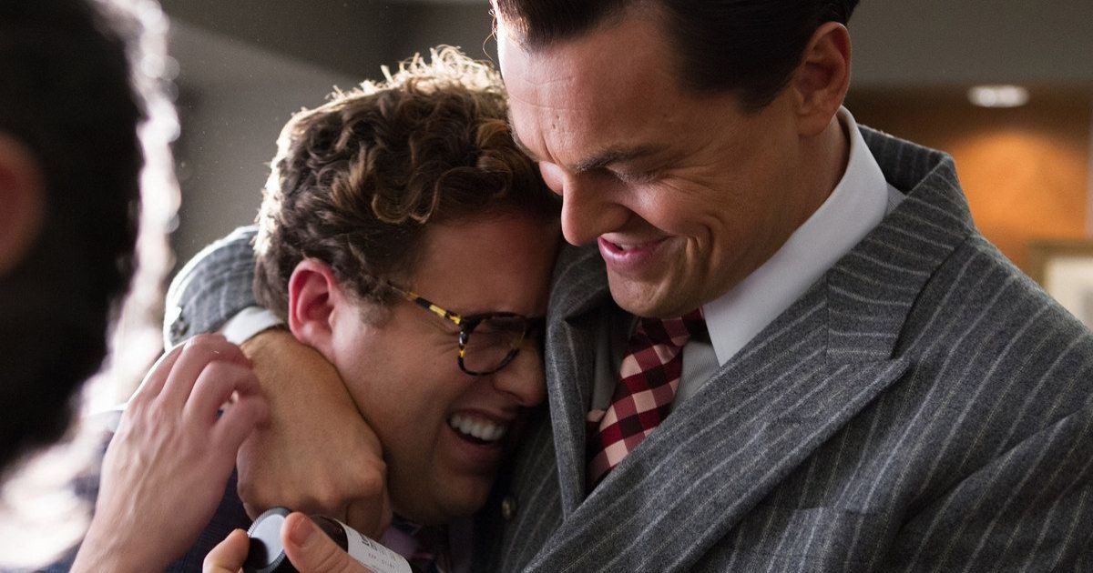 Jonah Hill and Leonardo DiCaprio in The Wolf of Wall Street (2013)