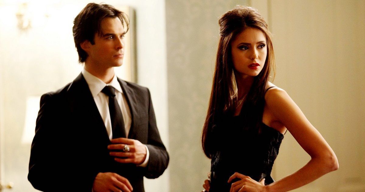 Vampire Diaries Damon and Katherine