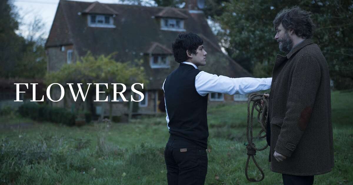 Will Sharpe as Shun stopping a suicide in Flowers TV show 