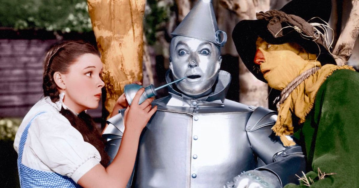 Wizard of Oz controversy and true story, with Dorothy, Tin Man, and Scarecrow featured