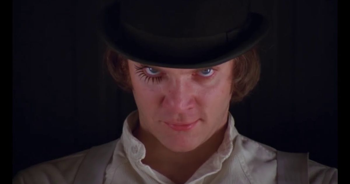 A scene from A Clockwork Orange