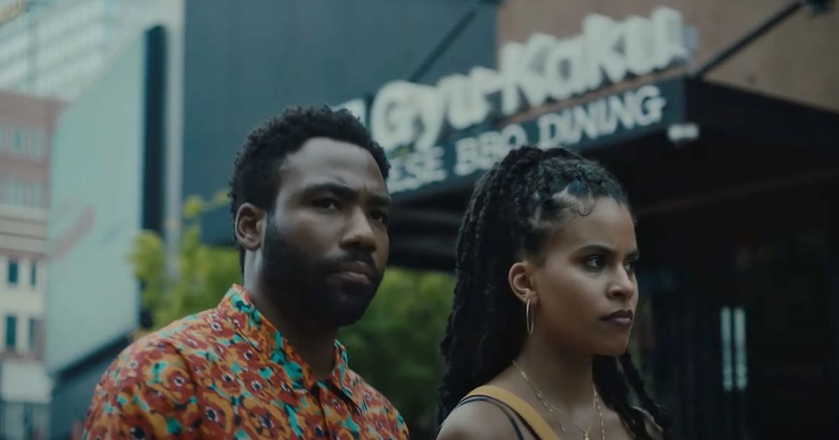 Donald Glover and Zazie Beets in Atlanta