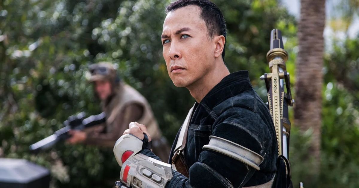 Donnie Yen as Chirrut Imwe in Rogue One.