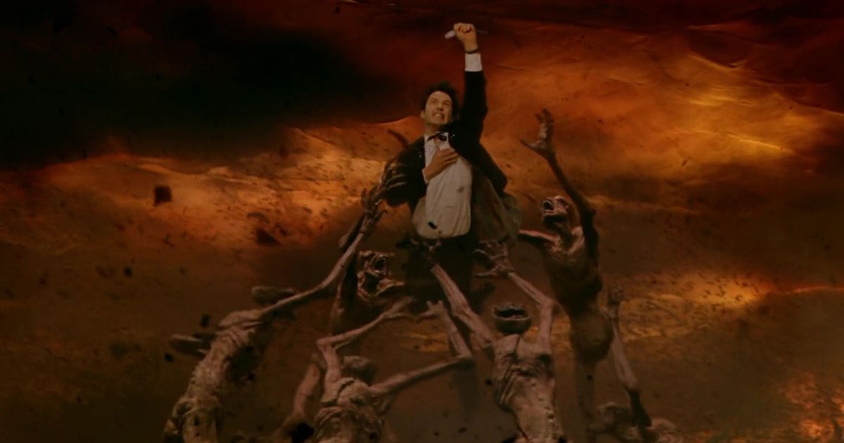 Keanu Reeves in the movie Constantine