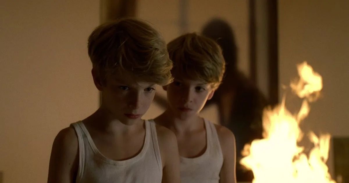 Lukas and Elias Schwarz in Goodnight Mommy.