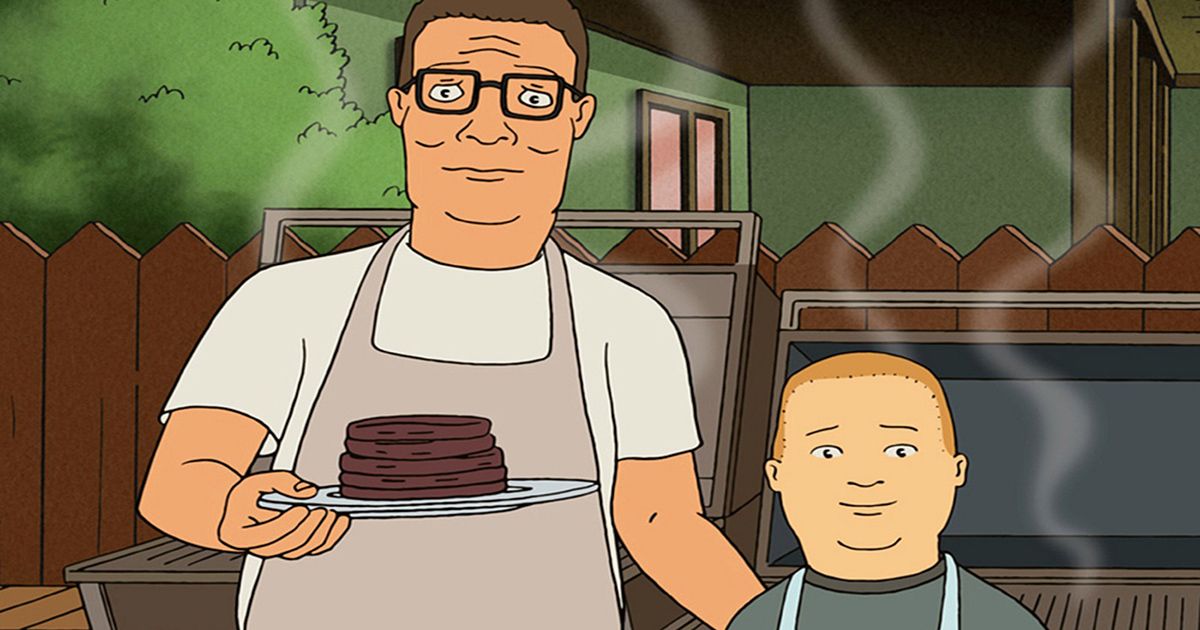 Hank and Bobby in King of the Hill